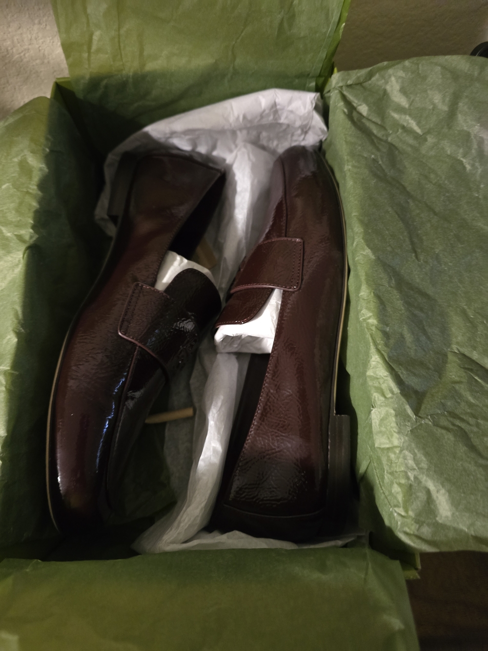 Tory Burch Women Mini Everly Patent Leather Loafer Size 10 – New $329 - Picture 3 of 7